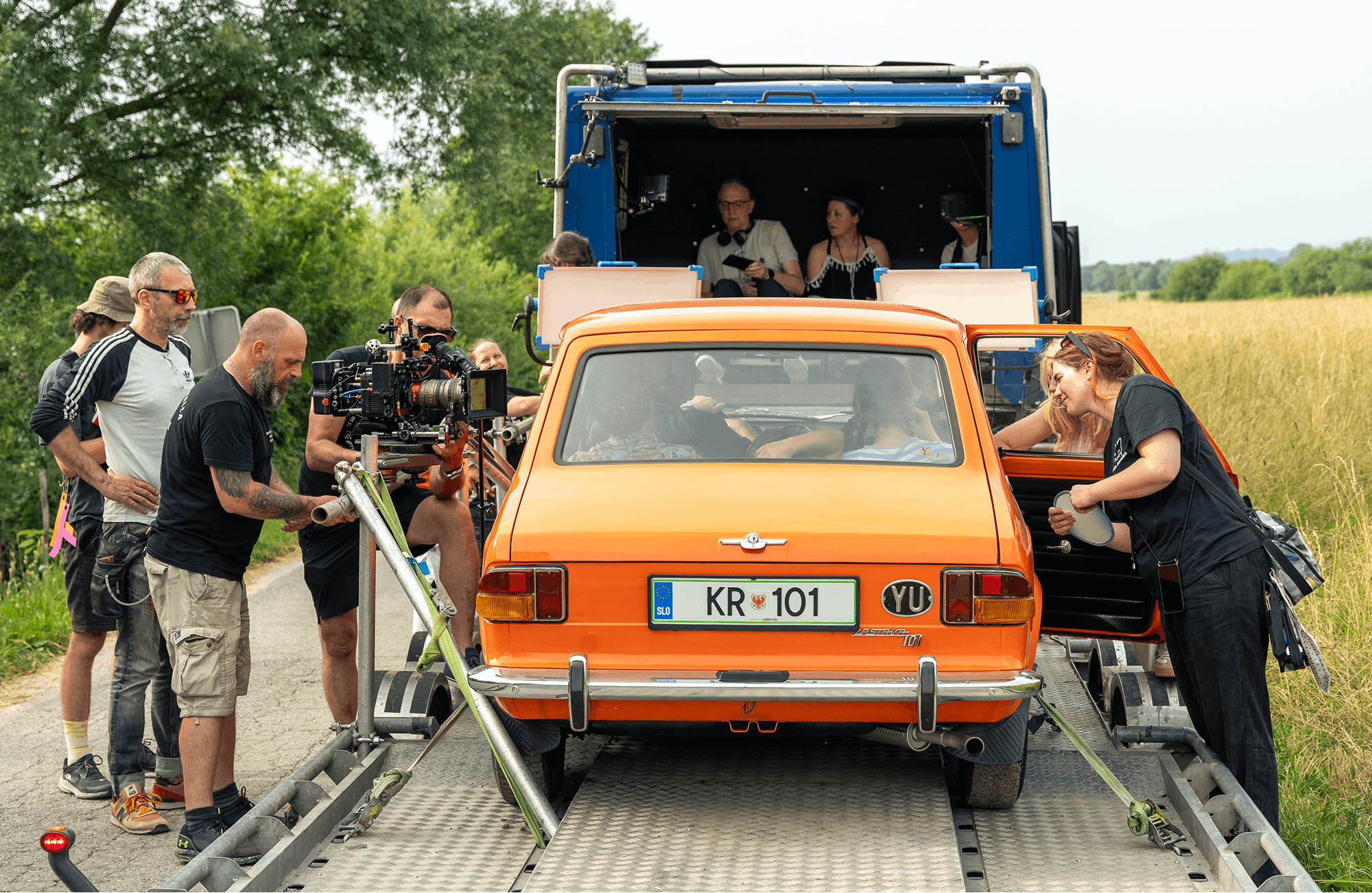 Zakulisje snemanja filma Belo se pere na devetdeset