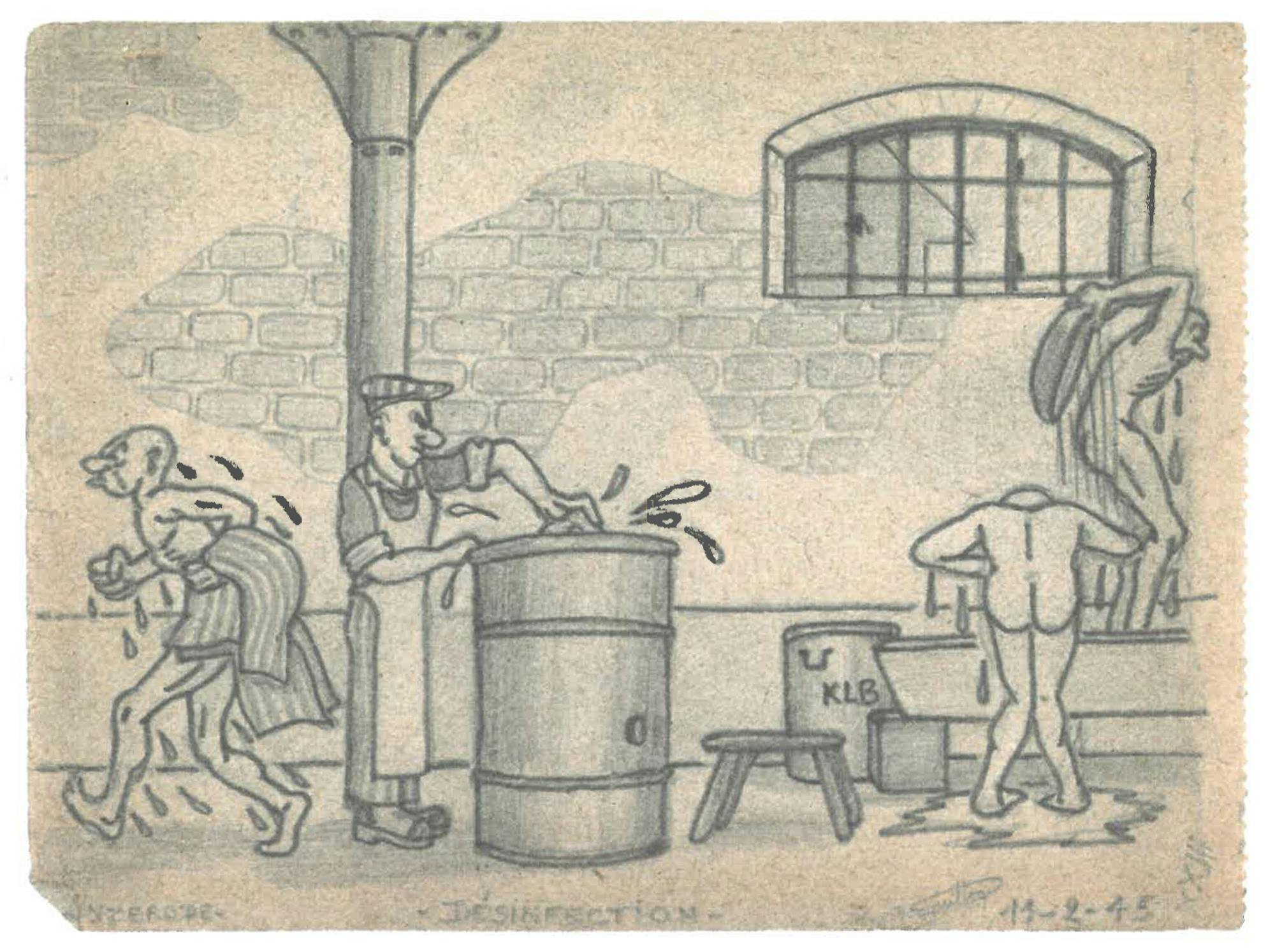 Risba kopalnice v taborišču