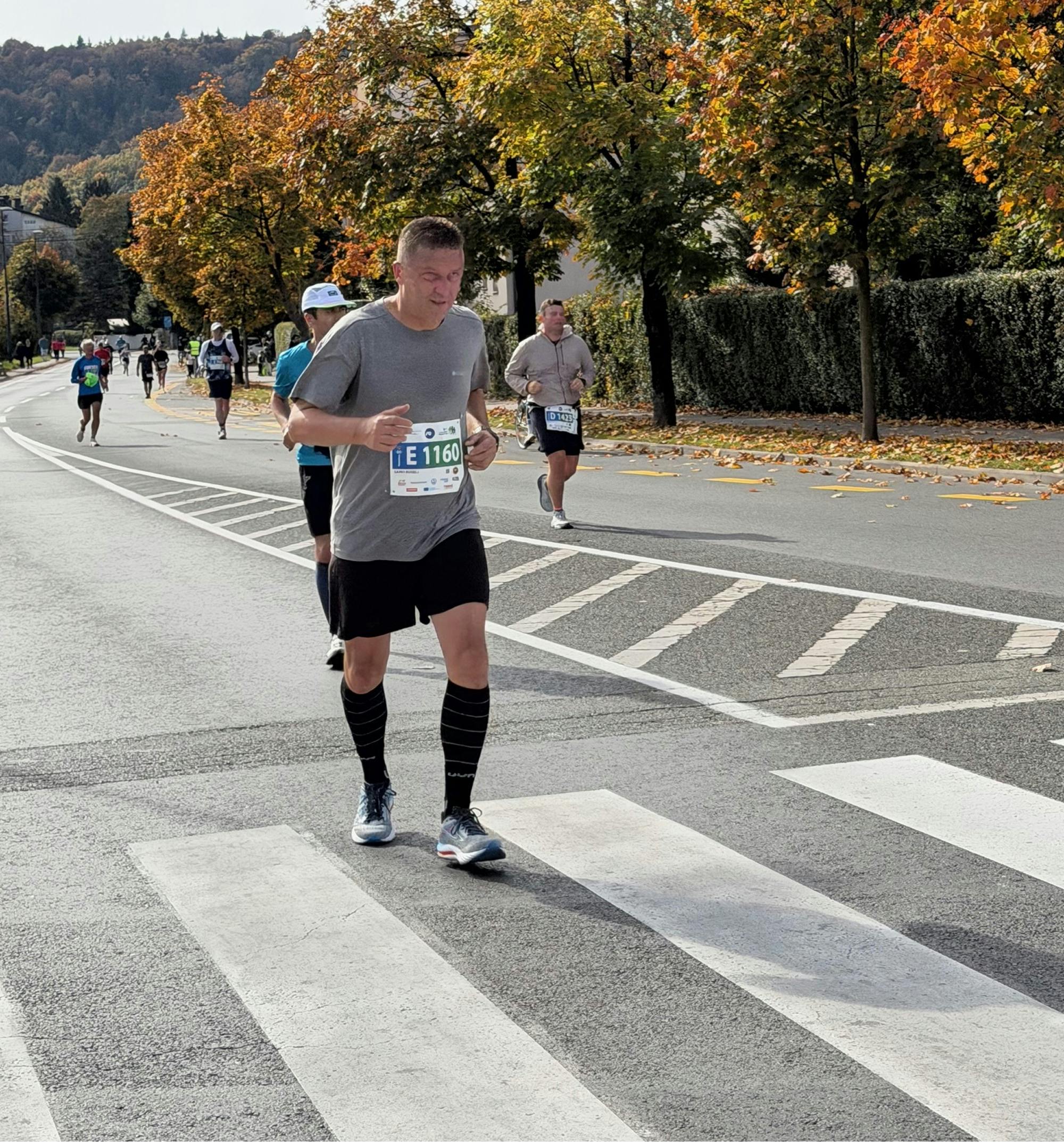 Samo Rugelj med tekom