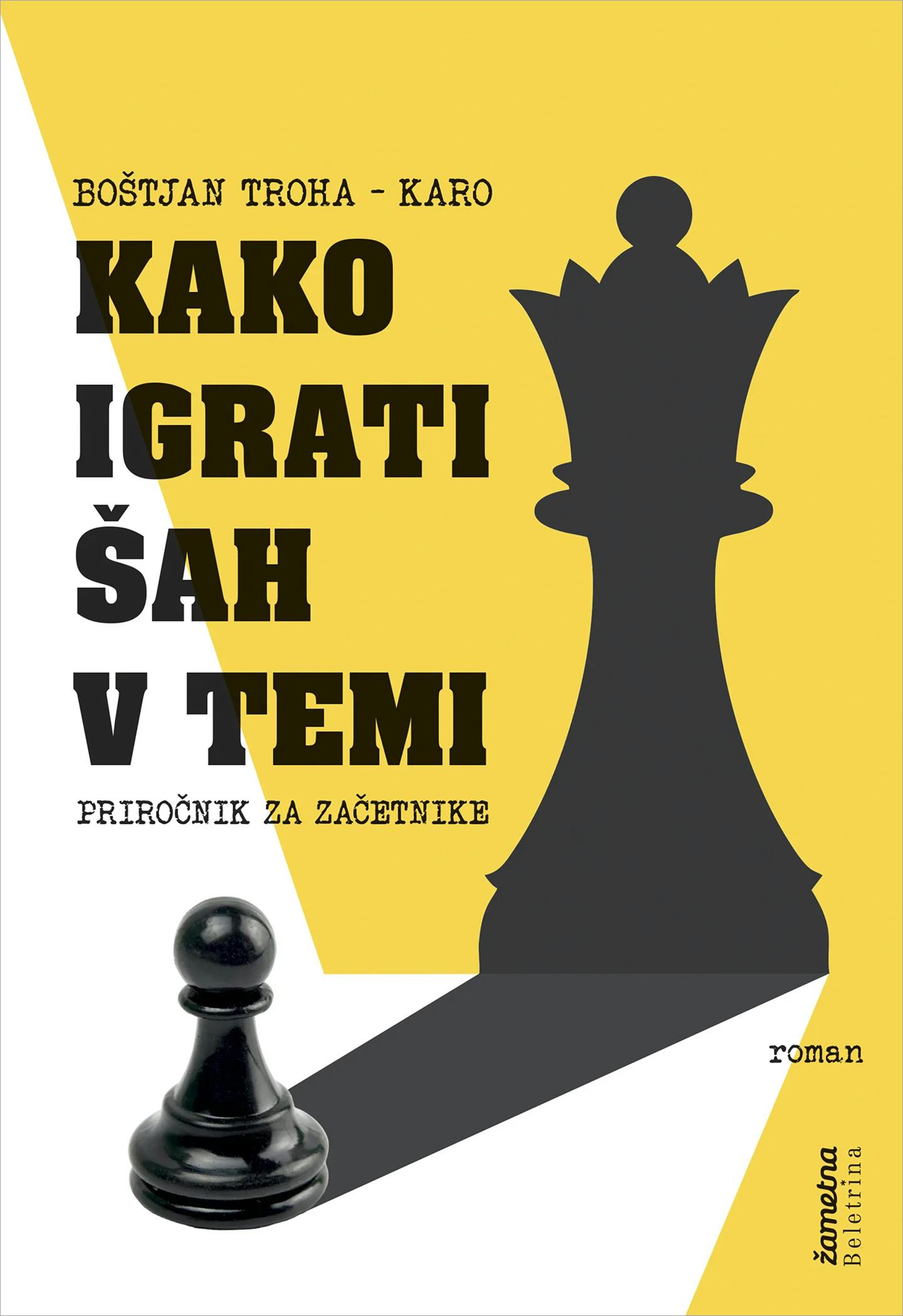 Naslovnica knjige Kako igrati šah v temi.
