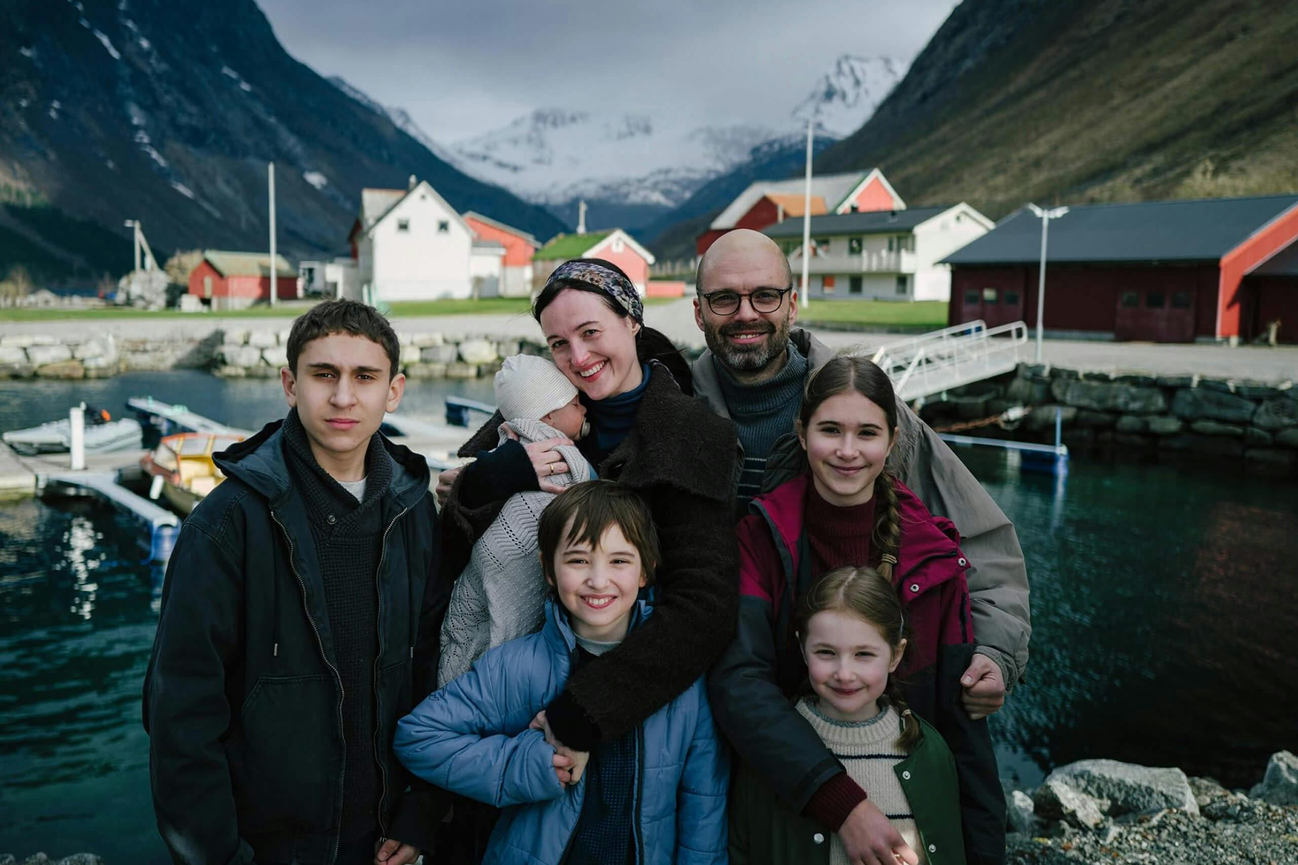 Portret družine iz filma Fjord