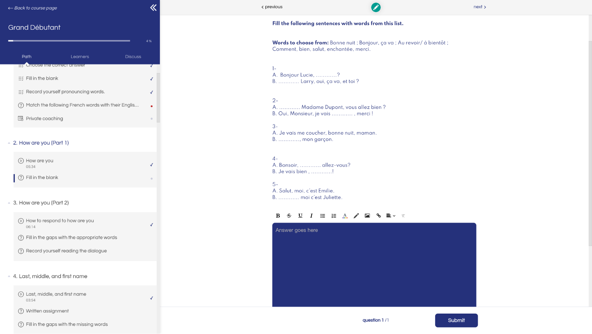 Get French Class, Best Alternative to Lingodeer for Learning French Online