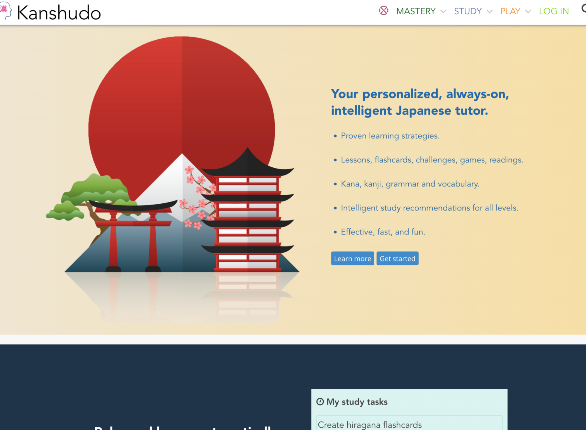 Kanshudo, best Lingodeer Alternatives to Learn Japanese Online