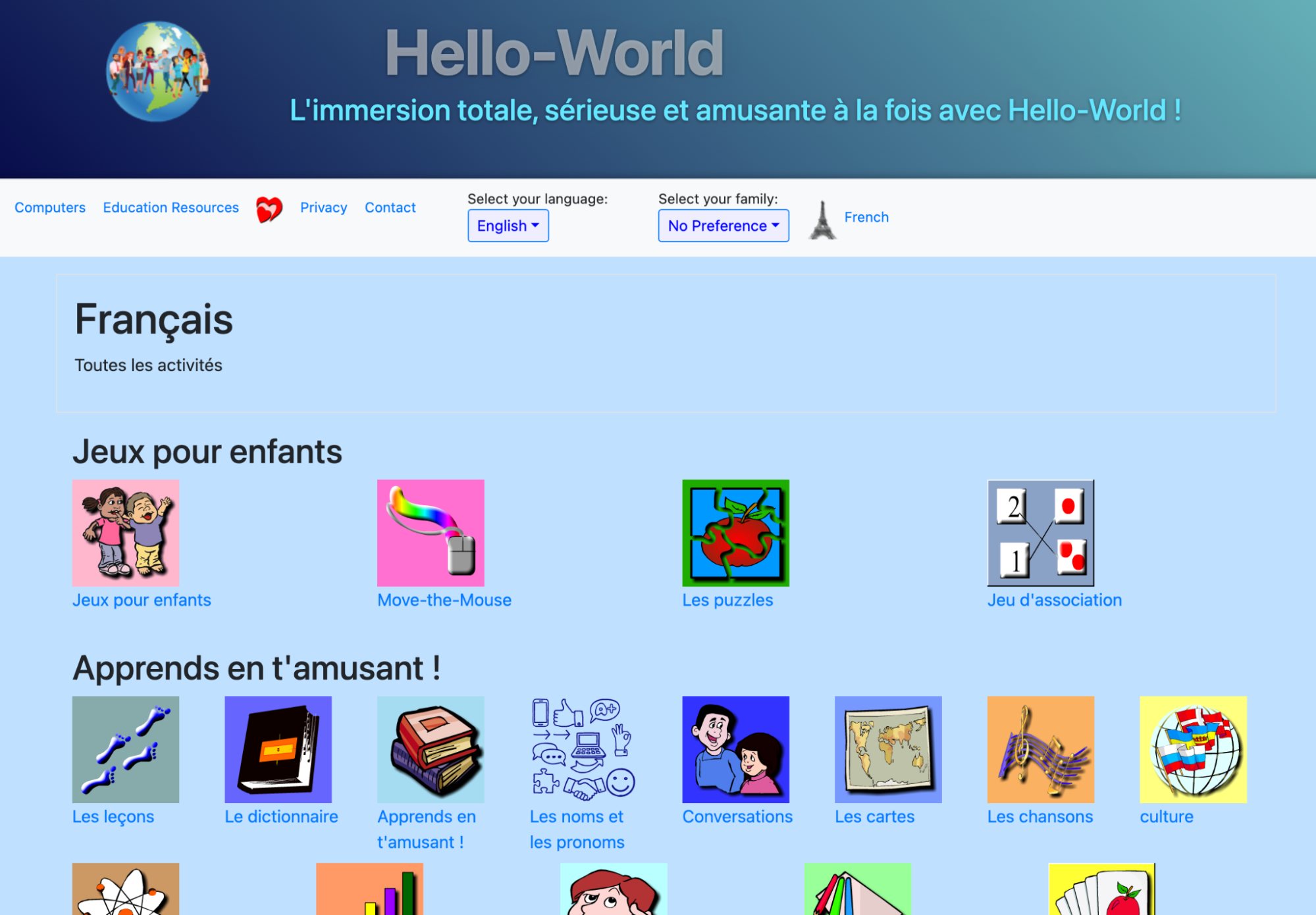 Language Learning Resources