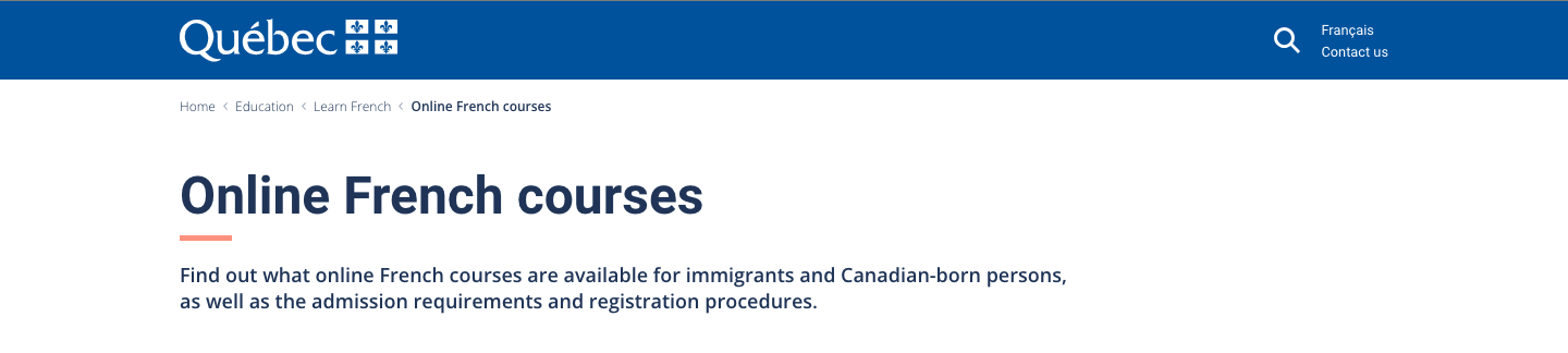 Online French Courses in Canada