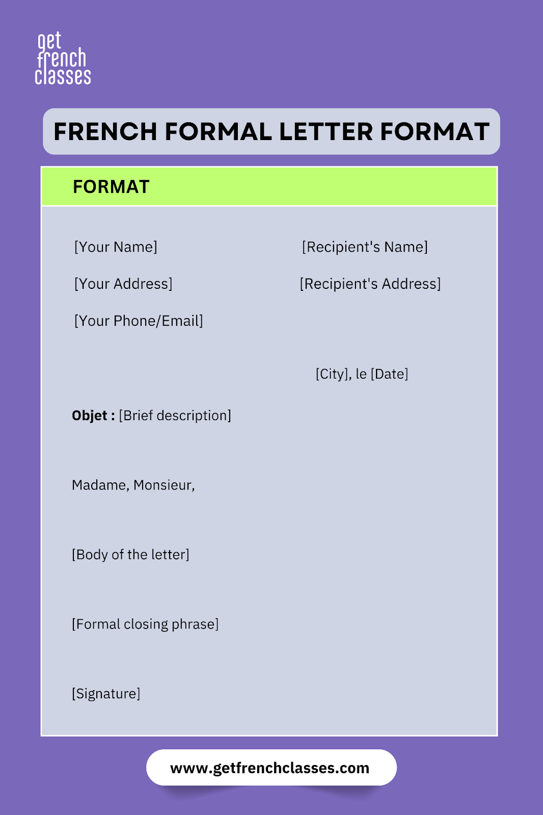 French Letter Format Undefined Text French Handwritten Letter