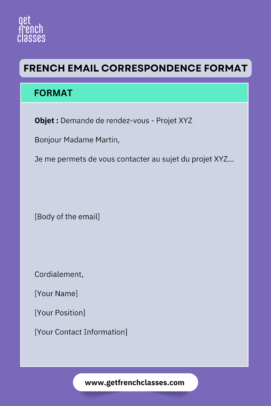 Formal French Letter Formal Job Application Letter In French | PDF