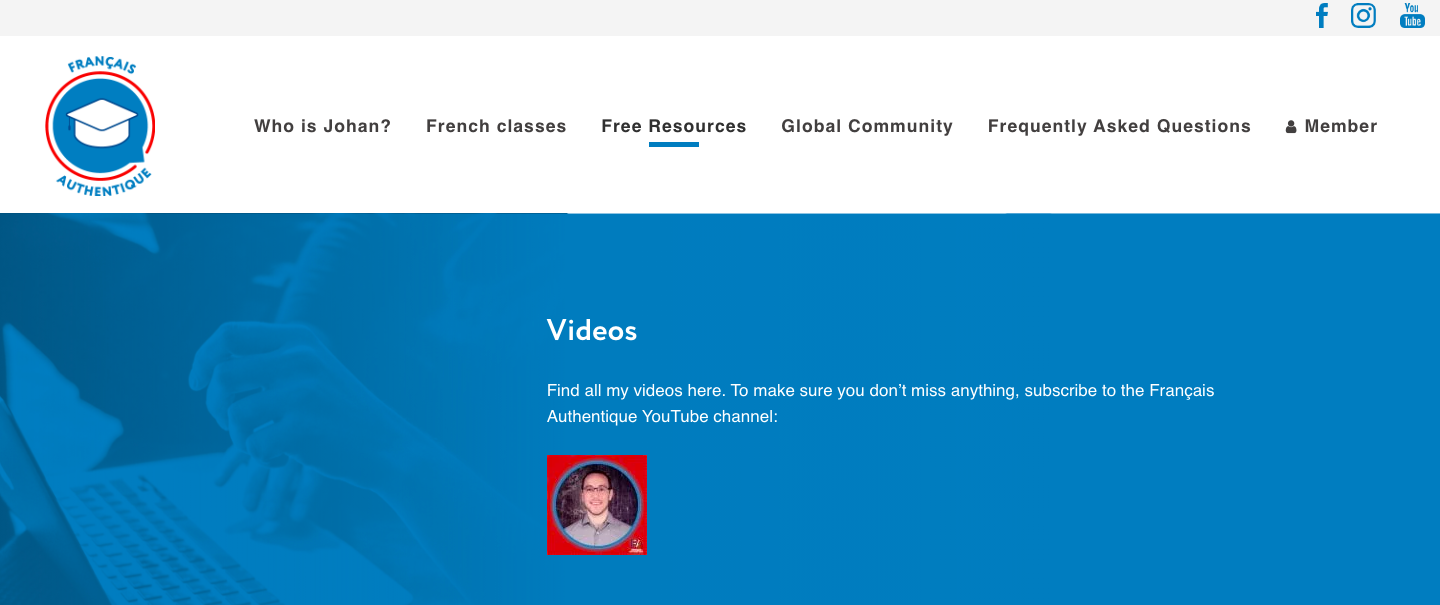 They want you to speak the language like french people.