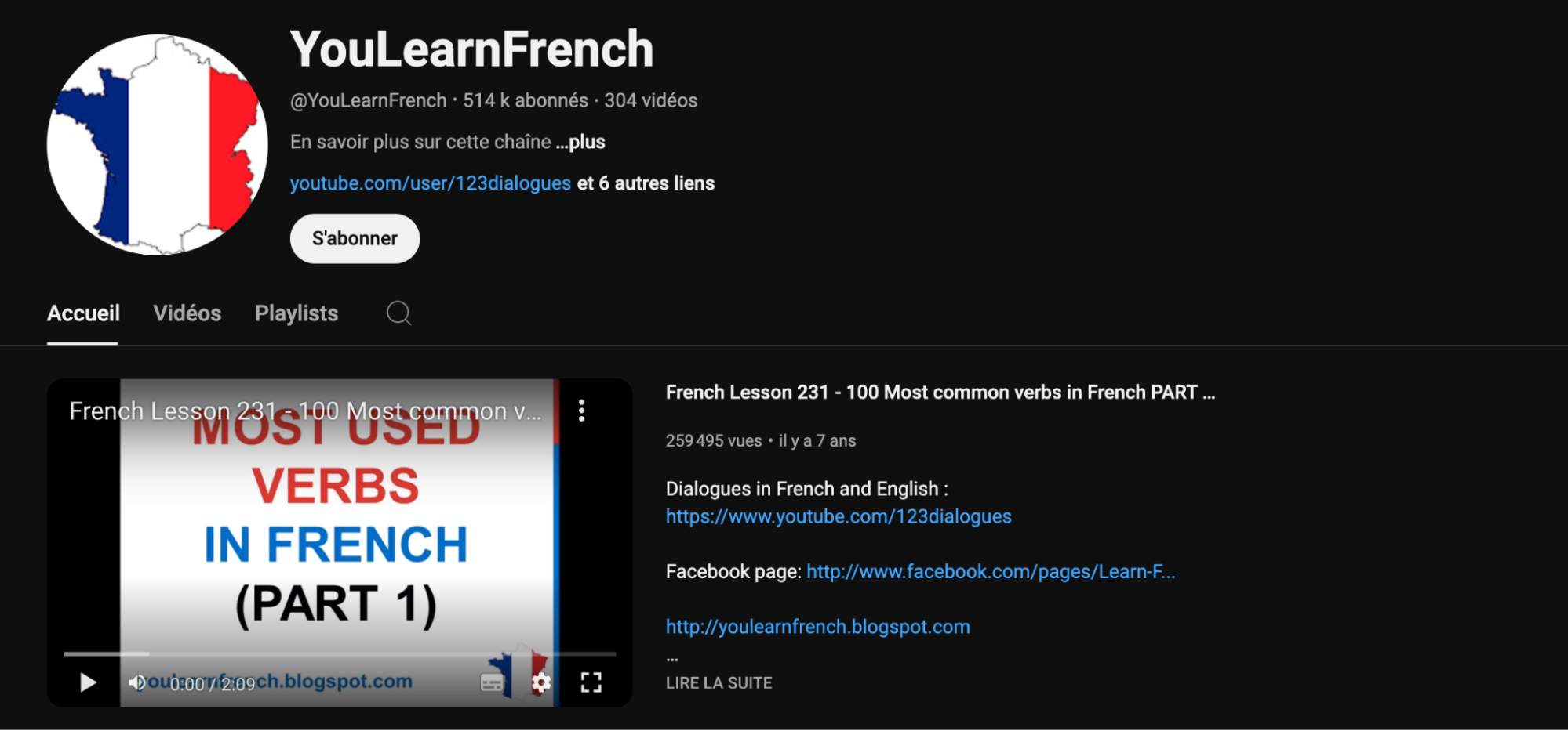 With YouLearnFrench is one of the best youtube channels to learning french.