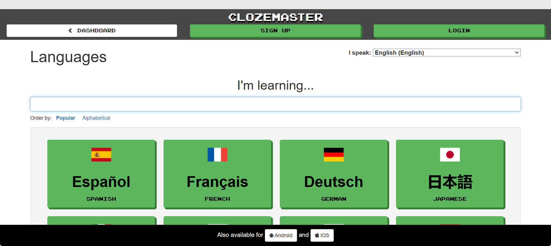 Clozemaster is also a great website that can halp you find your way to learn french.