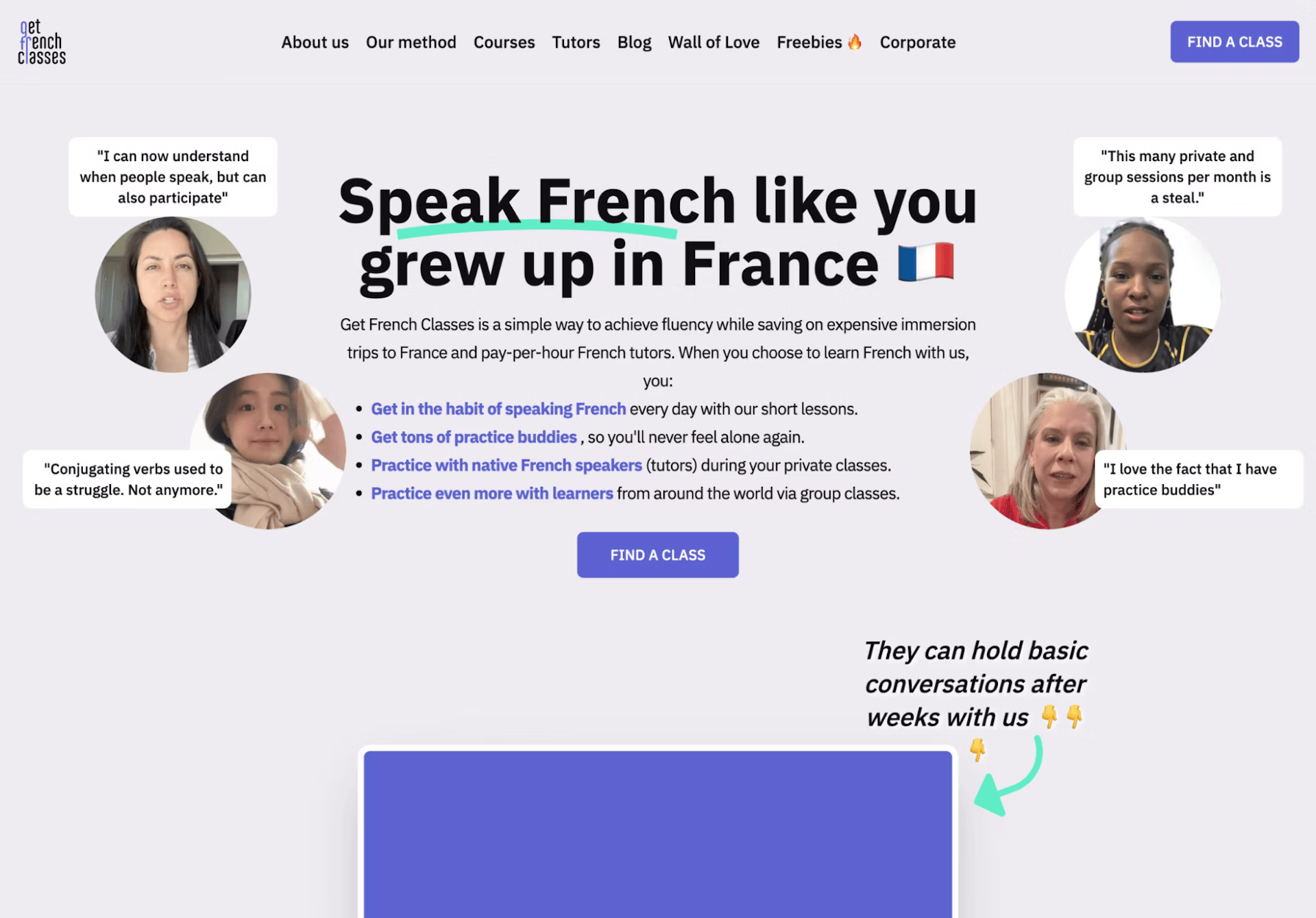Discover the best french language learning online platform.