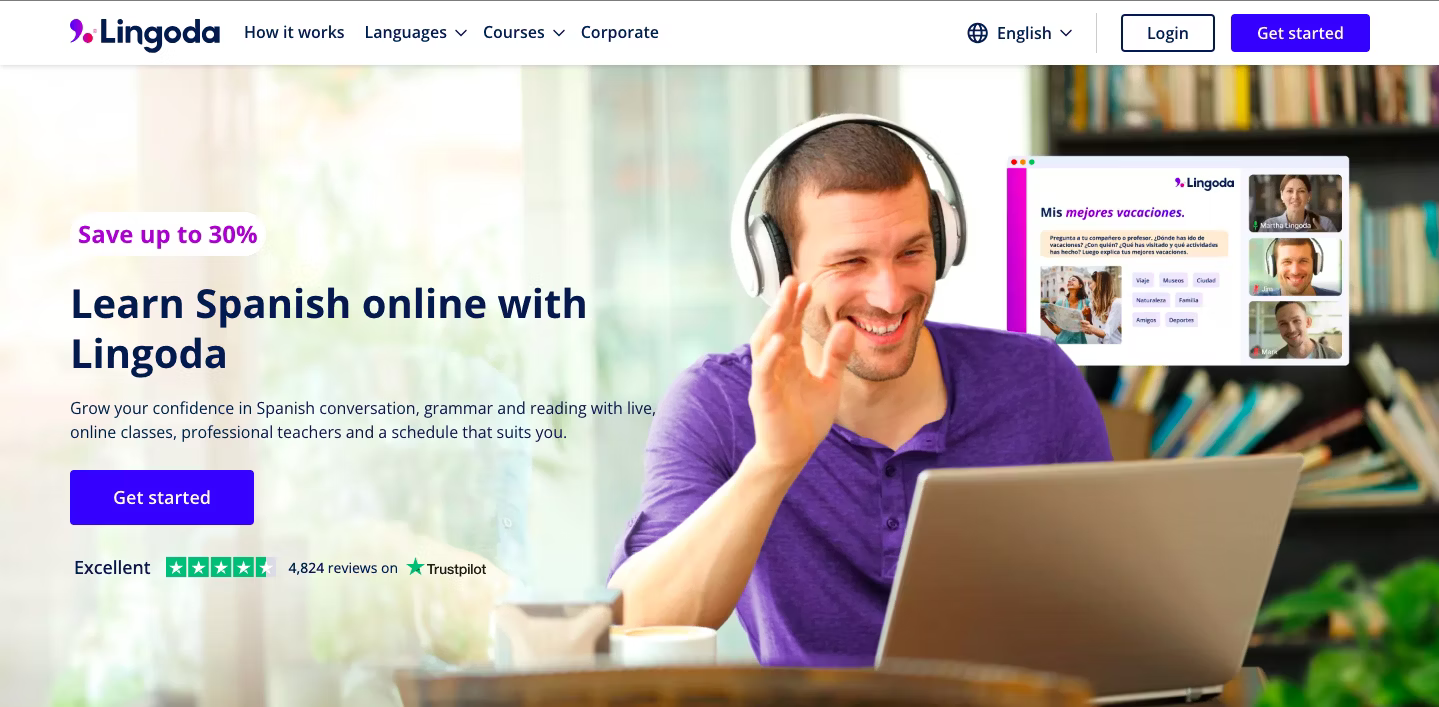 You're studying spanish on the web, here is a website giving you a helping hand.