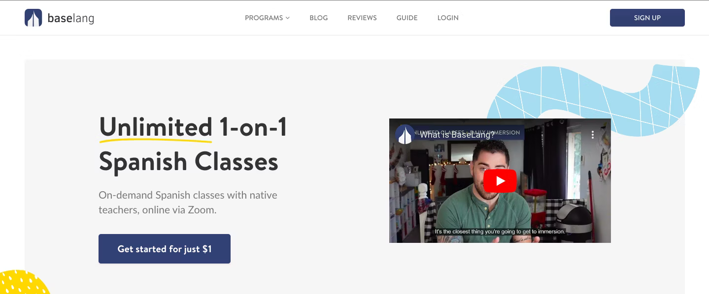 Baselang is another platform on the web that help people studying french.