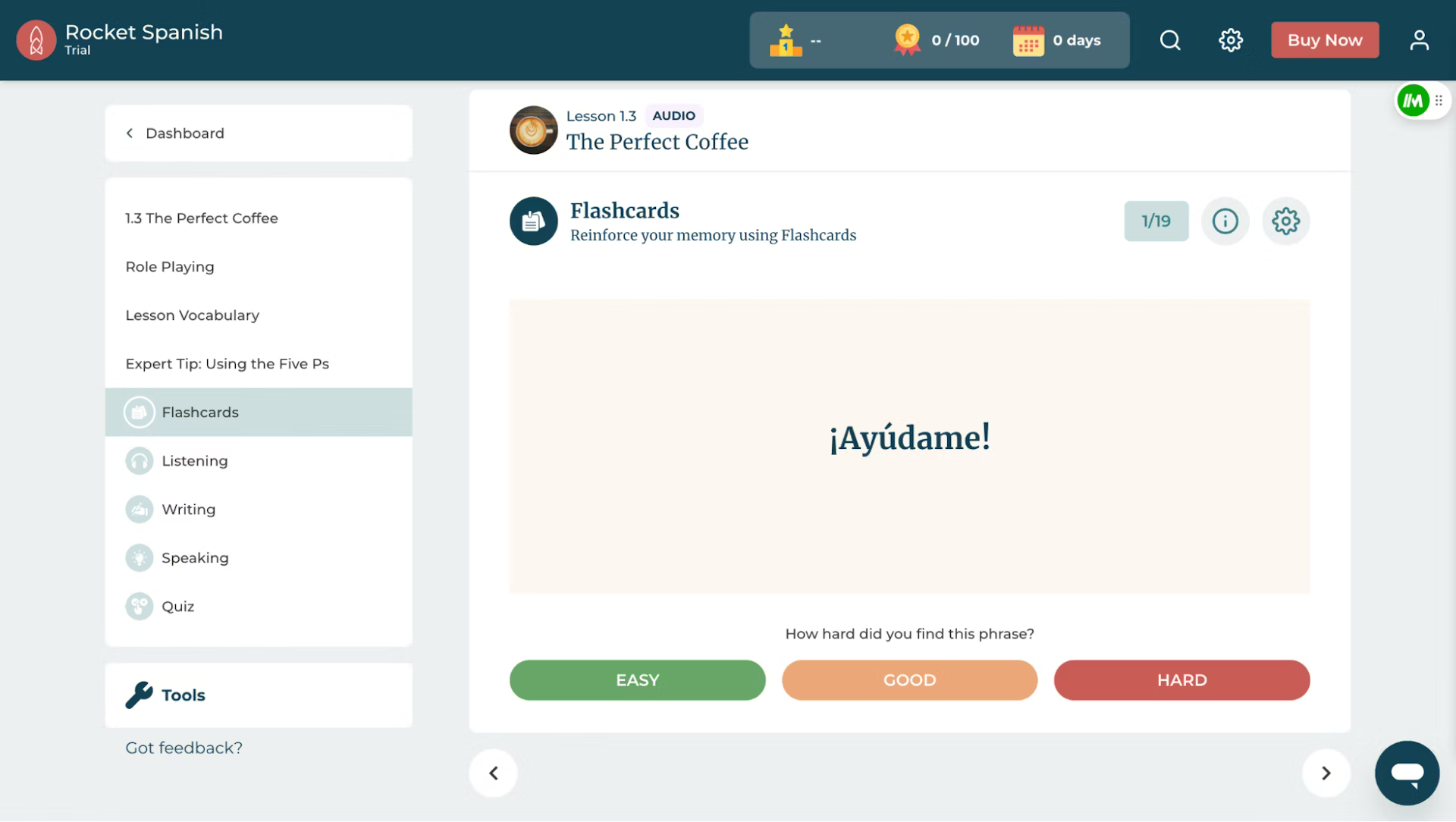 Like an effective language learning app their provide language learning resources like 'My Vocab'.