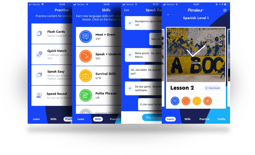 Even if there are mainly audio lessons to help you learn a new language, pimsleur lessons and audio courses are well structured.