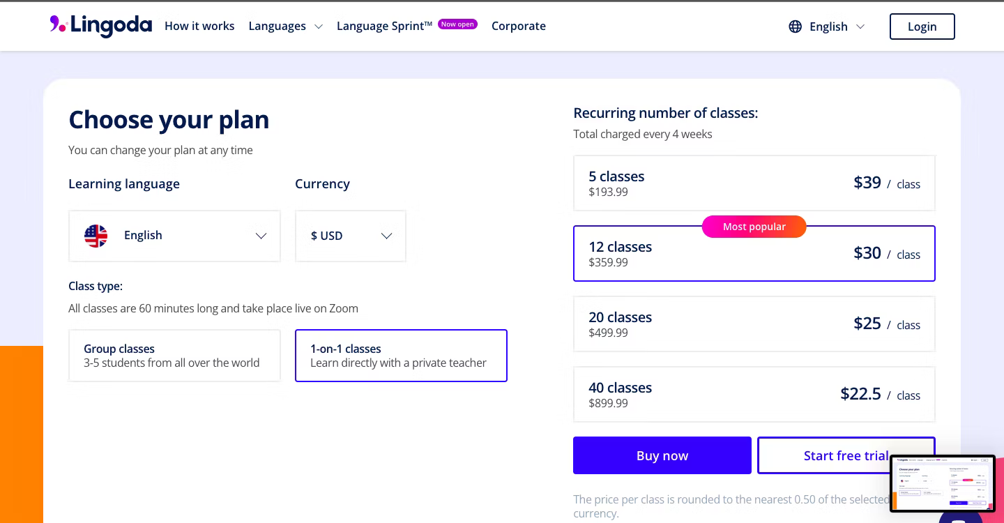 The language app lingoda is an alternative to busuu app.