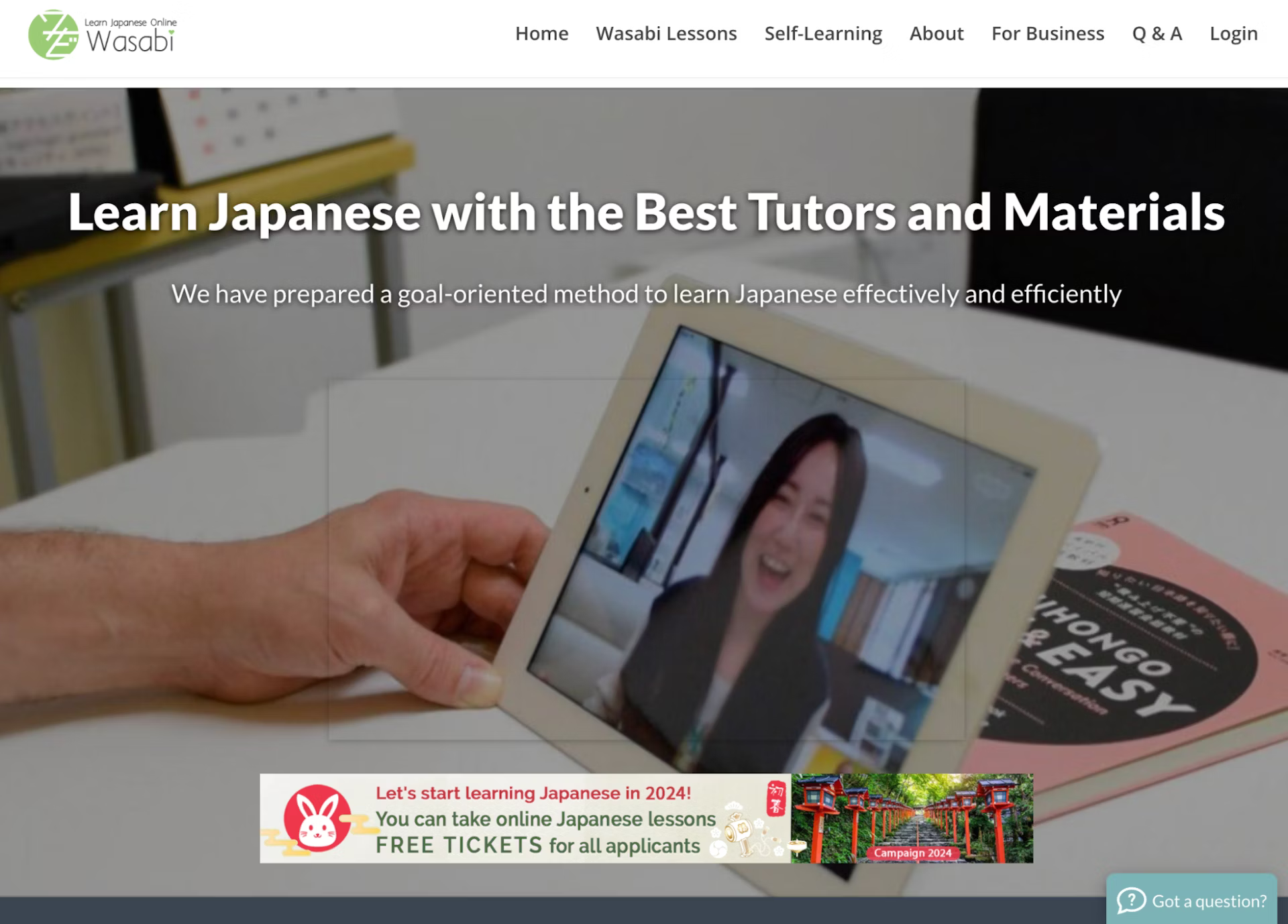 Busuu offers busuu premium plans while Wasabi help learn Japanese.