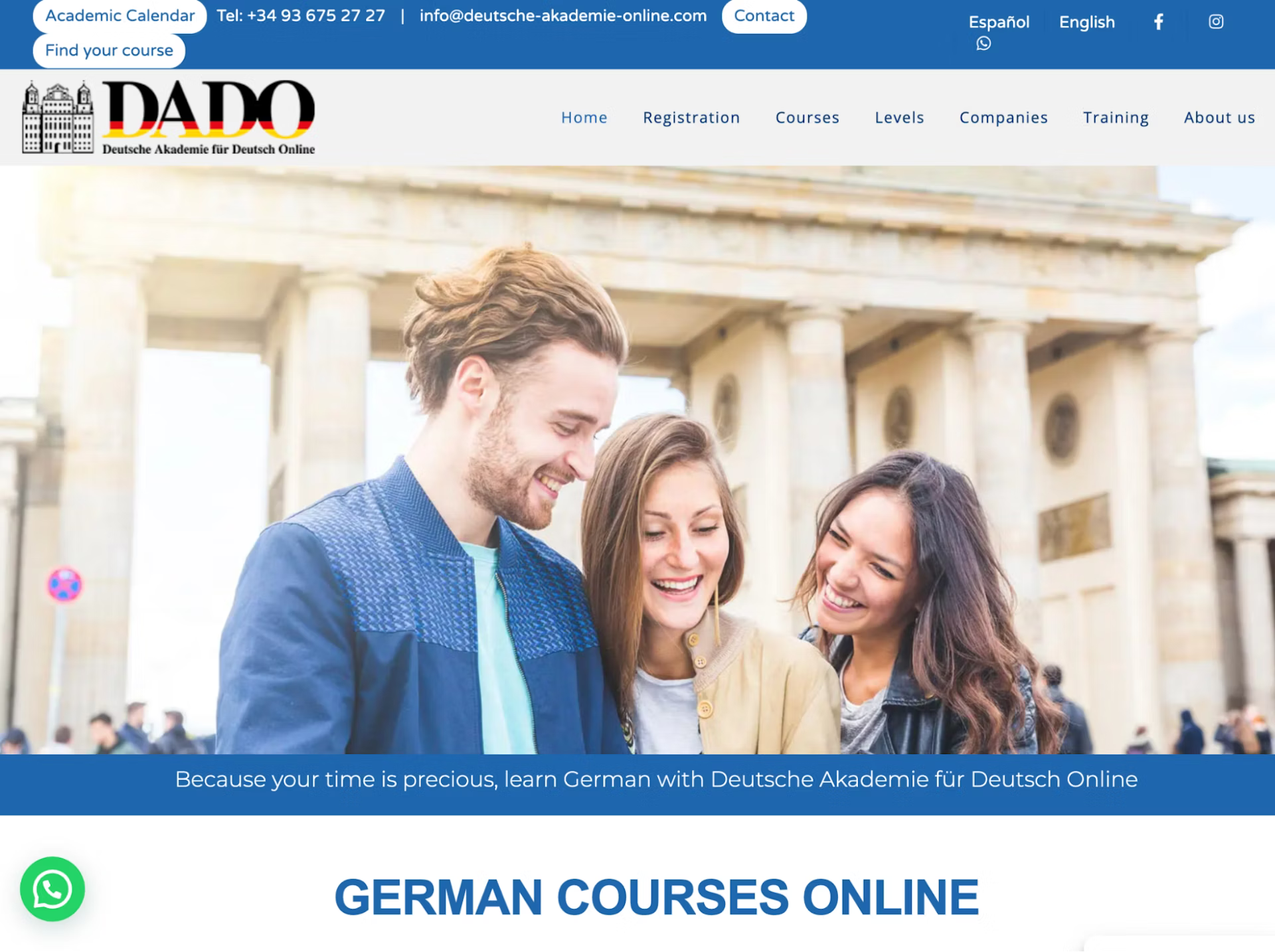 Have german courses with Deutsche Akademie.