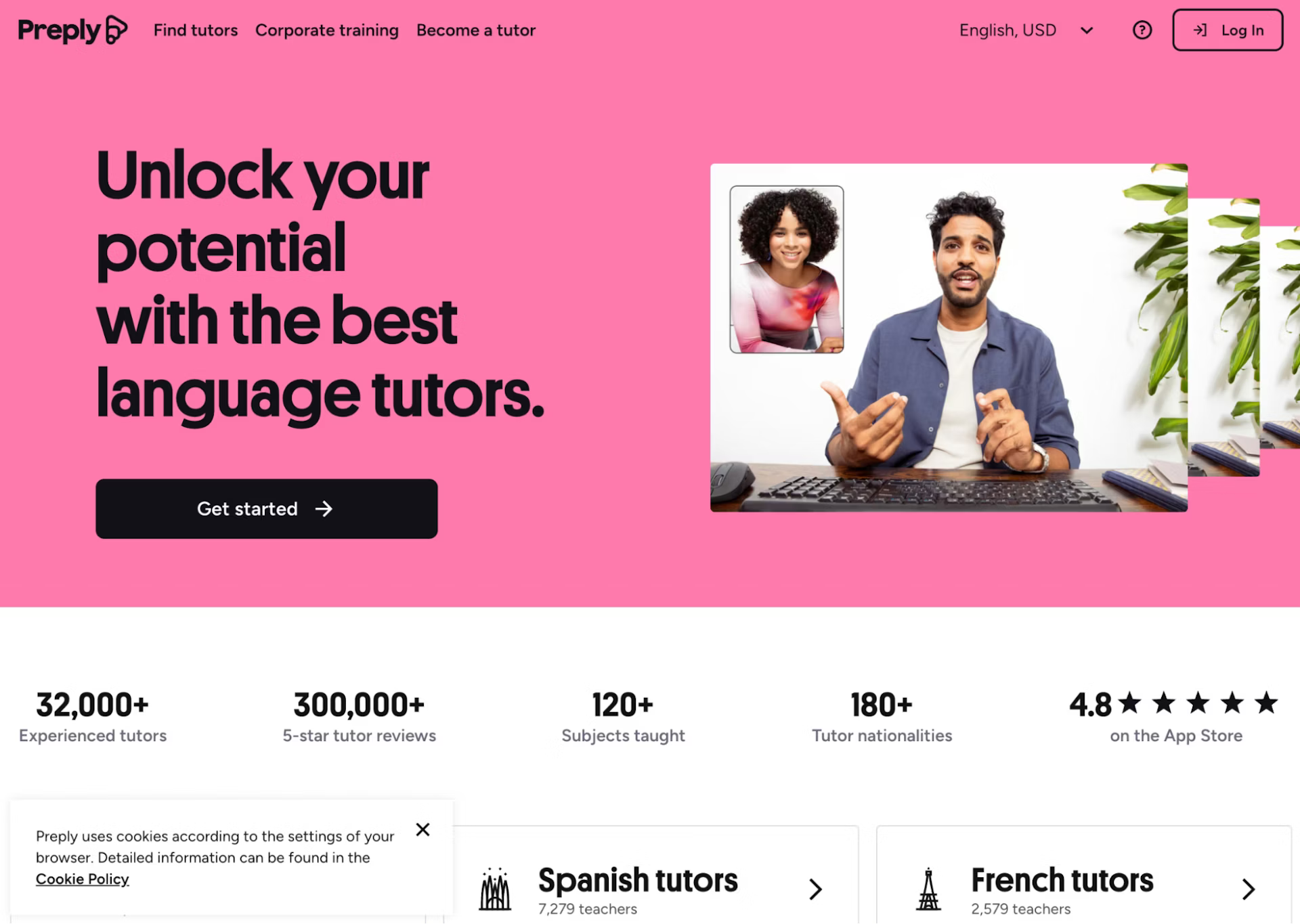 For online individual lessons, this is a good alternative to lingq app.