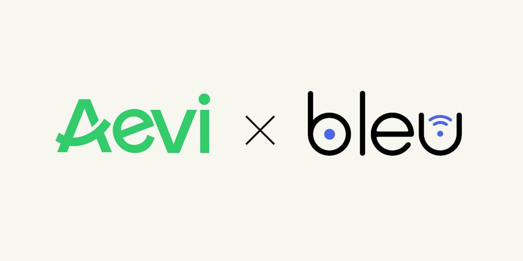 Partnership Aevi x Bleu