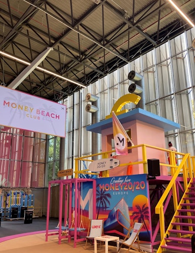 The money beach at Money20/20_2023