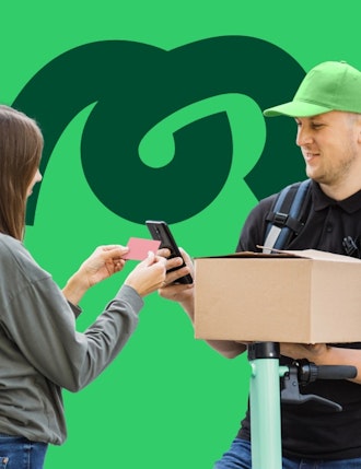 Delivery with mobile in-person payment