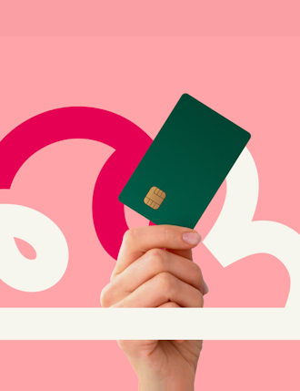 Flexible payments, hand with credit card in cloud