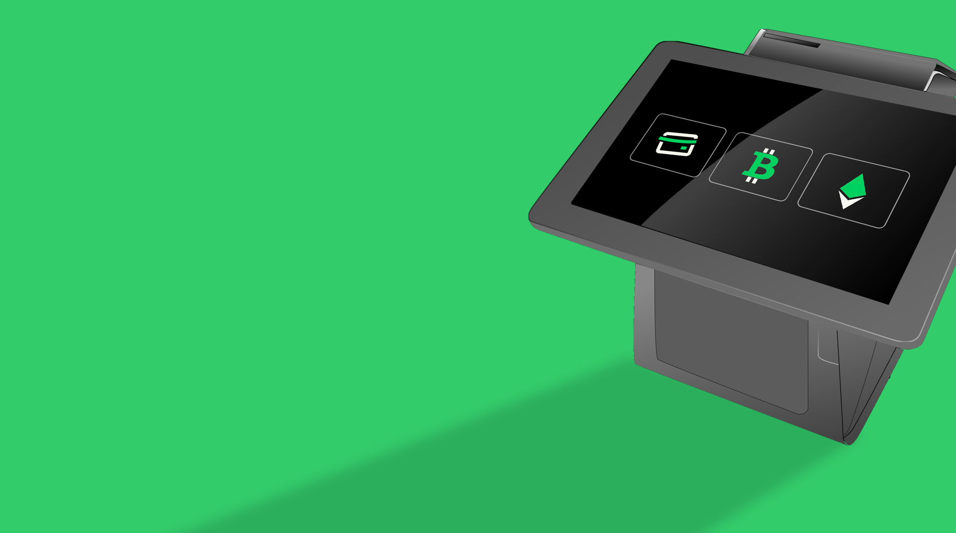 Desktop POS system with Crypto currencies as payment options