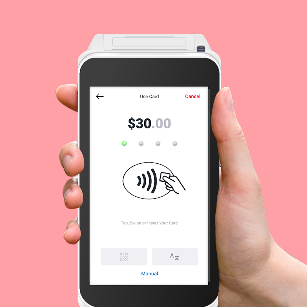 smartpos person holding device