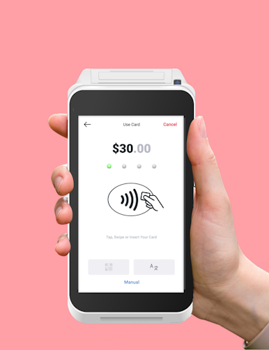 smartpos person holding device