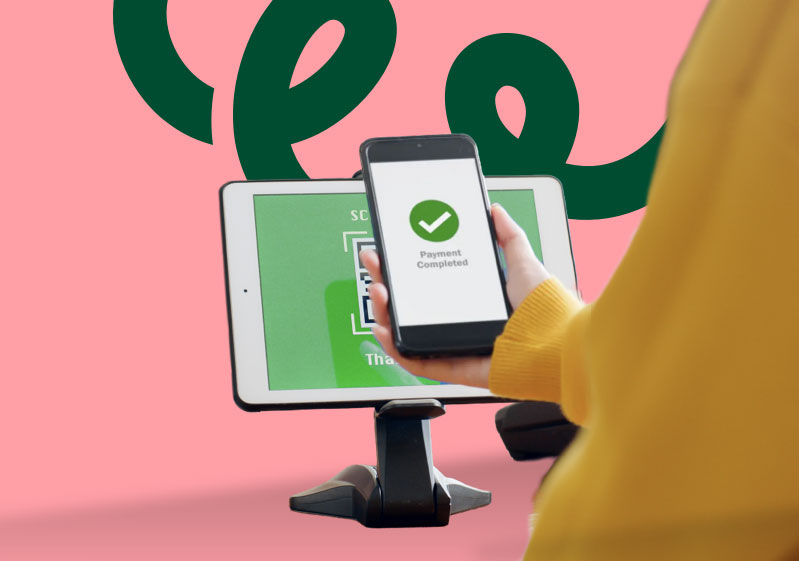 Alternative payment solution using QR code