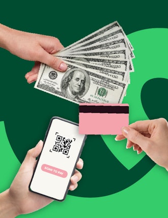 alternative payments, cash, card, qr code