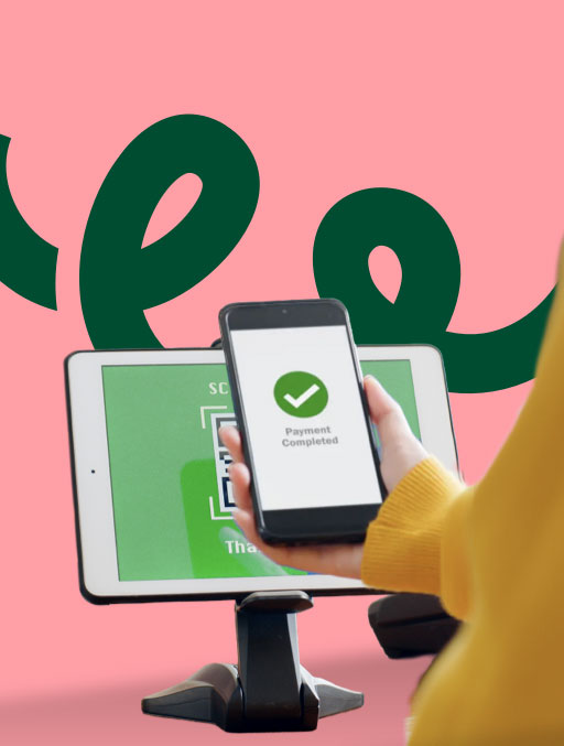 Alternative payment solution using QR code