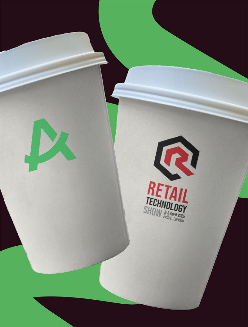 Event, cups, Retail Technology Show