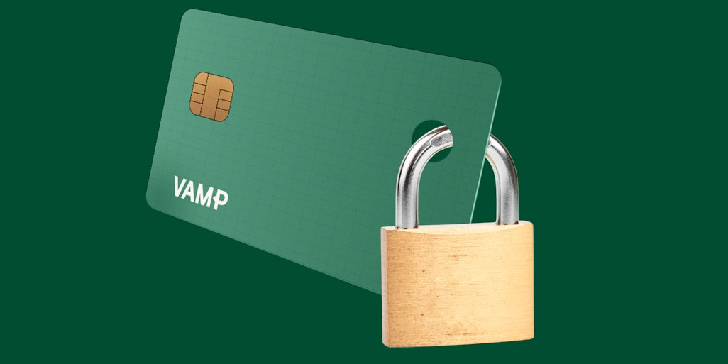 VAMP, payment card, security, lock
