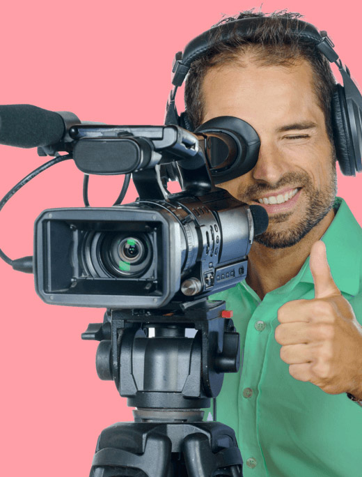 Cameraman with Aevi video