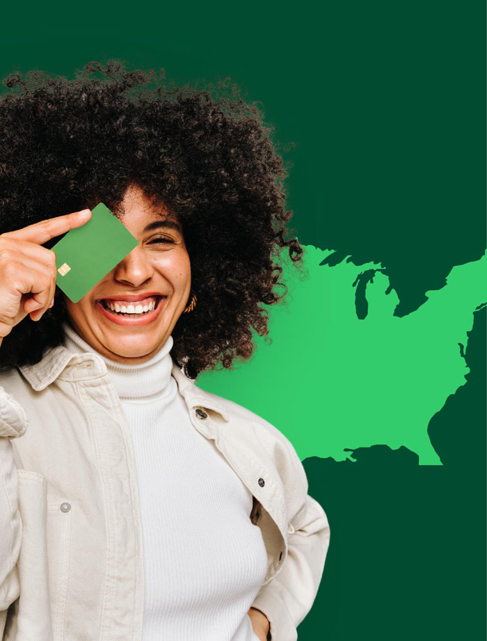 US Map, Market, Payment Card