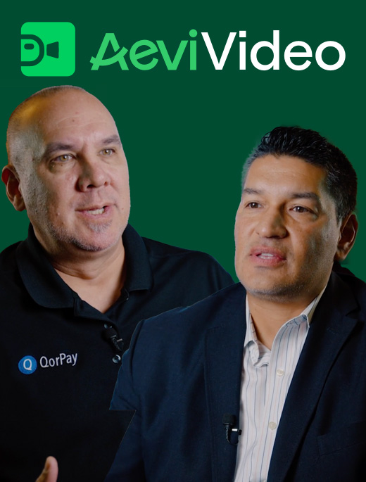 Video interview with Joe Rodriquez (Aevi) and Chris Berlandier (Qorpay)