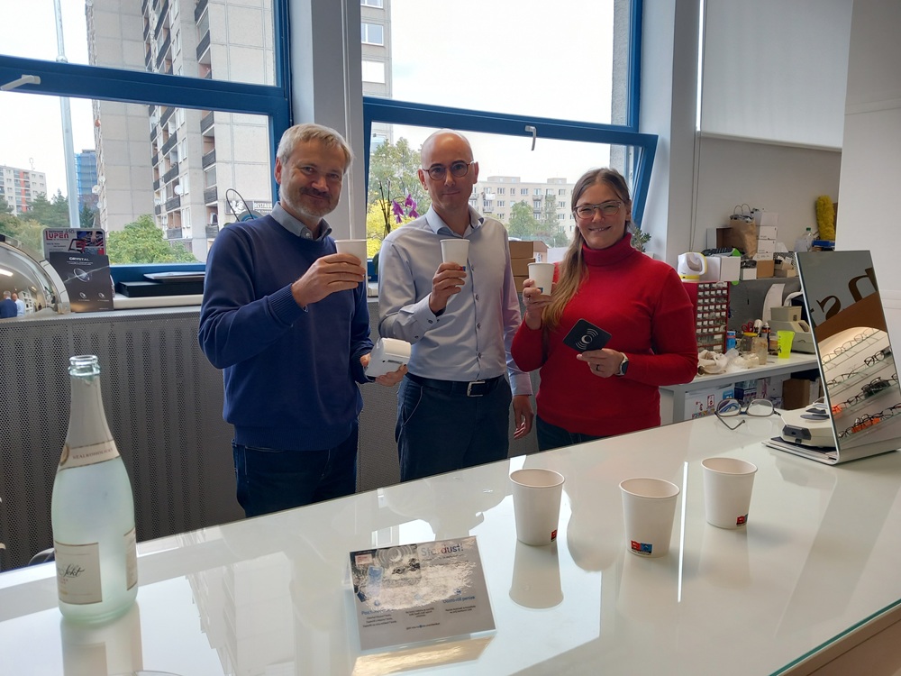 Mirek with Ludmila Havlikova and Jan Havlik