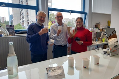 Mirek with Ludmila Havlikova and Jan Havlik