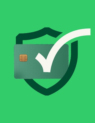 card inside a security icon