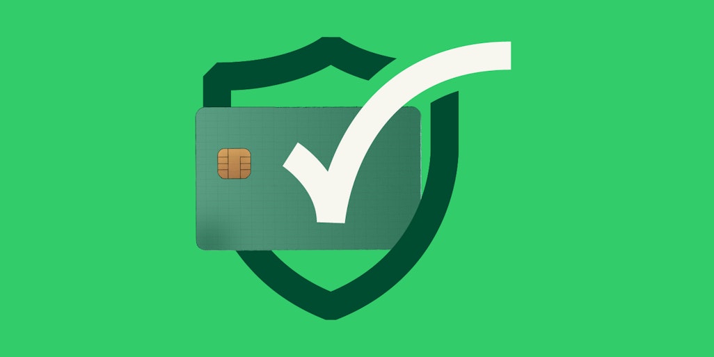 card inside a security icon