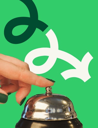 bell ringing hotel front desk