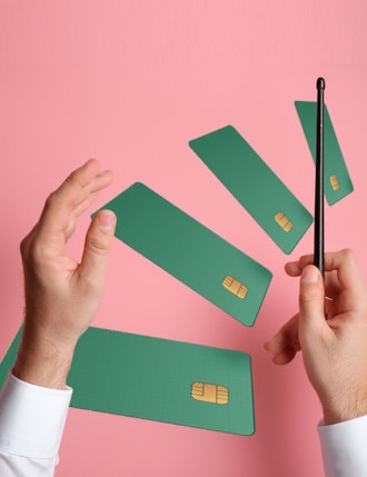 Hands of a conductor showing orchestration in payments helps with the payment stack