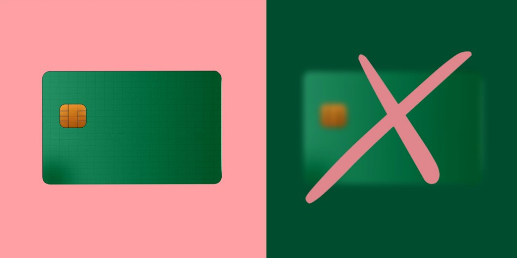 Card present versus card not present.