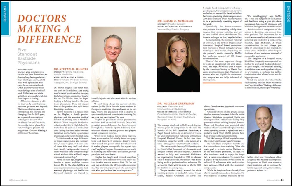 Doctors Making A Difference Article with Dr. McMillan