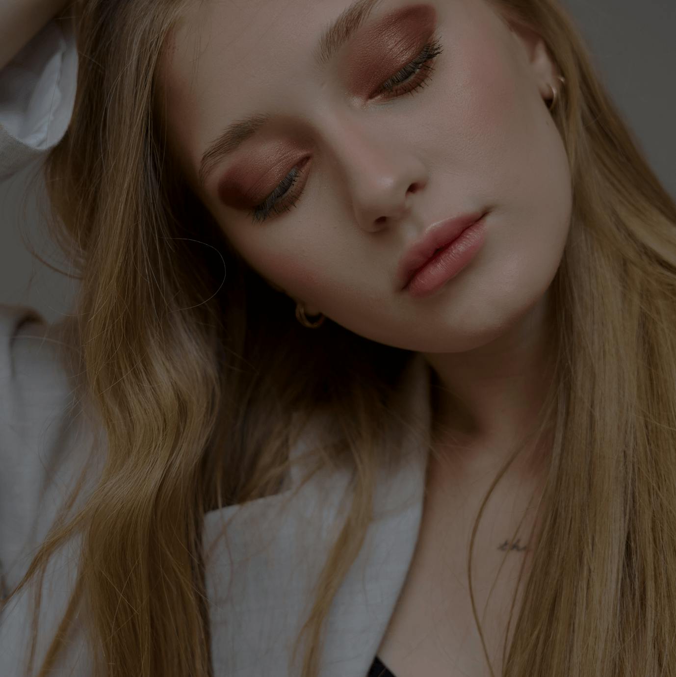 Young woman looking down