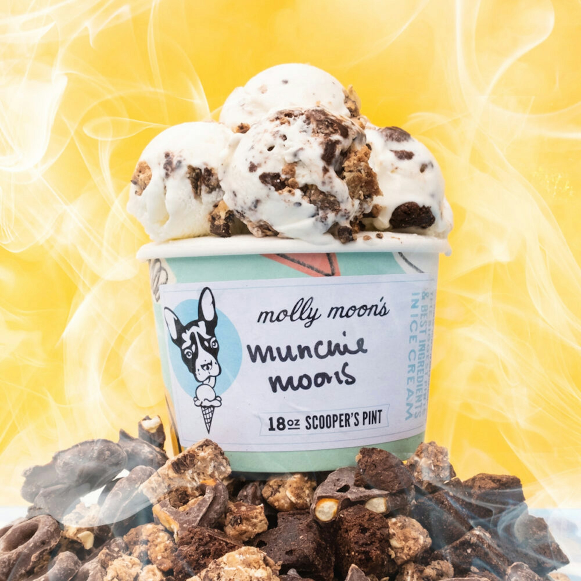 Molly Moon Raspberry Chip limited pint drop - munchie moon's! — Molly Moon's Ice Cream