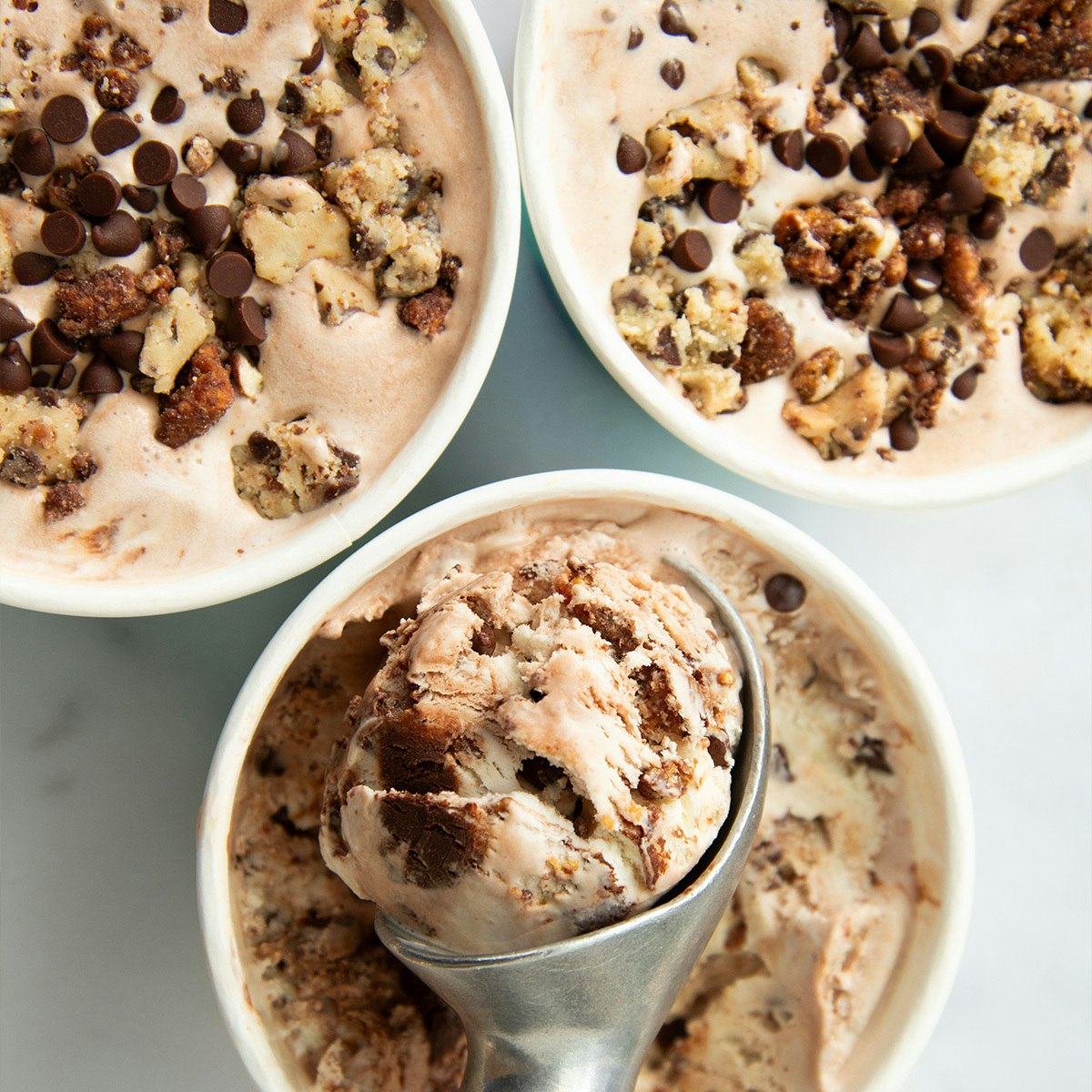 Molly Moon Raspberry Chip pint drop: munchie moons — Molly Moon's Ice Cream