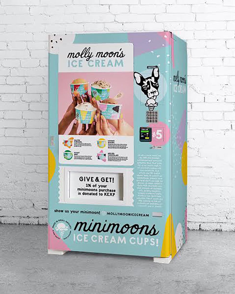 We're launching our new minimoons in Molly Moon's ice cream